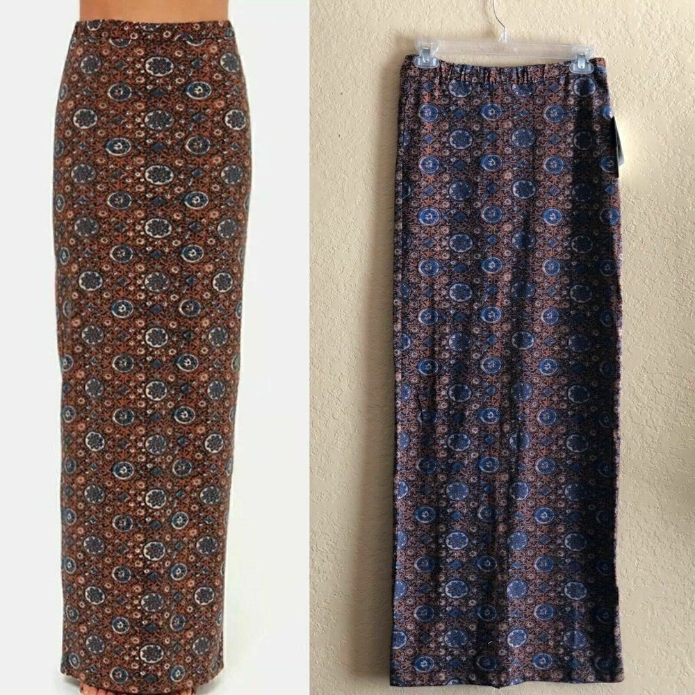 RVCA Womens Knit Berenice Maxi Skirt Size M
